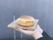 This is a vegan fish sandwich.