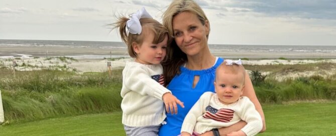 Dr. Sarah Bridges with grandkids